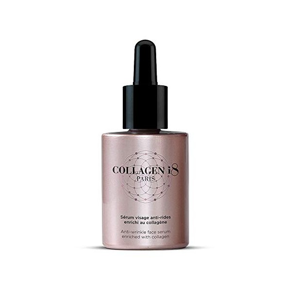 COLLAGEN i8 - Sérum visage anti-rides - Collagène + Thé Noir - 30 ml