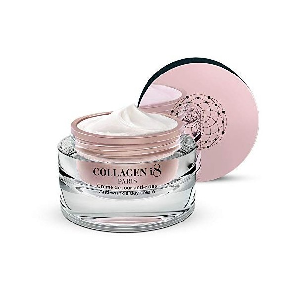 COLLAGEN i8 - Crème de jour anti-rides - Collagène + Thé Noir - 50 ml