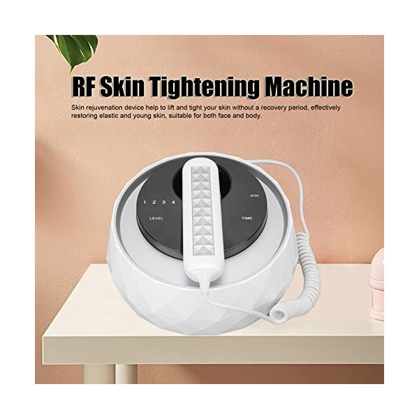 Machine de Raffermissement de la Peau RF, Dispositif de Tonification du Visage à 4 Vitesses pour le Rajeunissement de la Peau