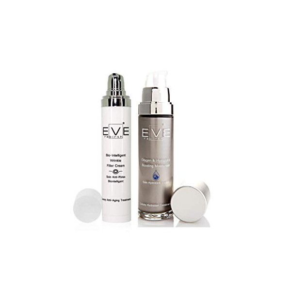 EVE REBIRTH Kit : Soin Anti-Rides Bio-Intelligent, 50 ml + Soin Hydratant Visage Oxygène, 50 ml