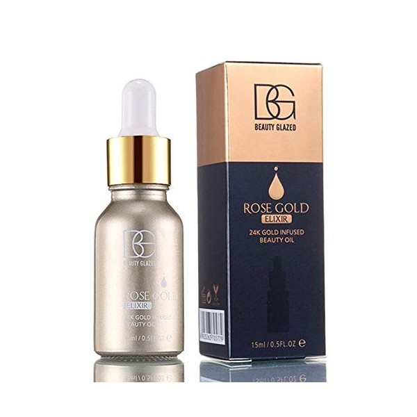 24k Gold Beauty Oil Crémant Anti-âge Crème Contourante Collagène Fondant Liquide Liquide Riche en vitamine A et E Hydratant A