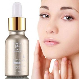 24k Gold Beauty Oil Crémant Anti-âge Crème Contourante Collagène Fondant Liquide Liquide Riche en vitamine A et E Hydratant A