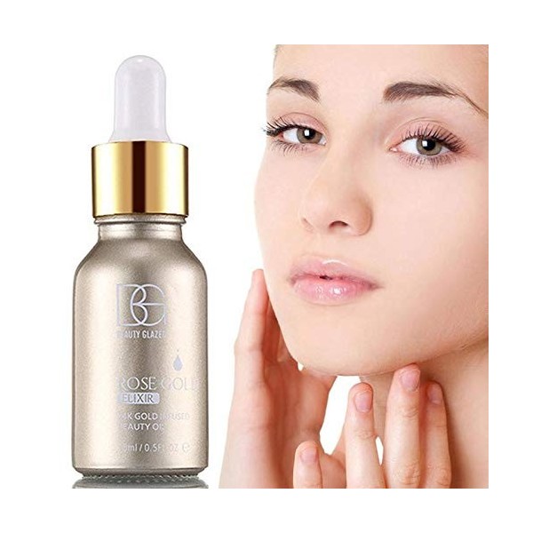 24k Gold Beauty Oil Crémant Anti-âge Crème Contourante Collagène Fondant Liquide Liquide Riche en vitamine A et E Hydratant A