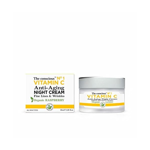 The Conscious Vitamin C Anti-aging Night Cream Organic Raspberry 50 Ml Mujer