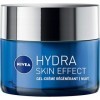 NIVEA Hydra Skin Effect Gel-crème régénérant nuit 1 x 50 ml , Soin de nuit enrichi en Acide Hyaluronique à double effet, Soi