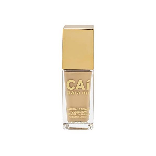 Cai Para Mi Natural Radiant Foundation, Medium To Full Coverage, Long Lasting, Evens Skin Complexion, Cruelty Free, Shade Bro