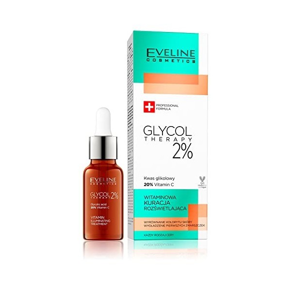 Eveline Cosmetics Glycol Thérapie 2% Traitement de lenroulement en vitamine, 18 ml