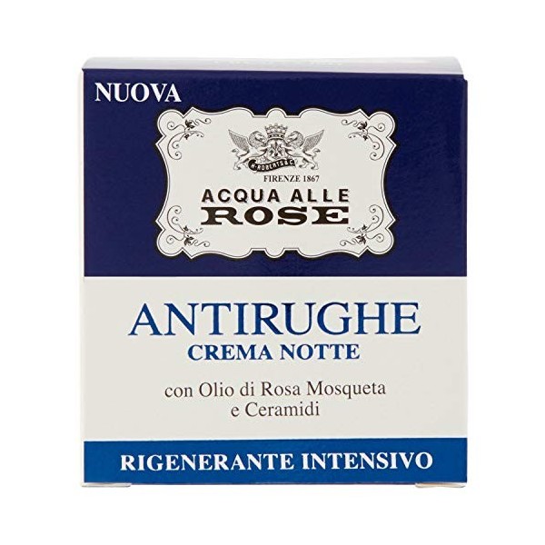 ROBERTS Crema notte acqua di rose 50 ml. - Crèmes et masques visage