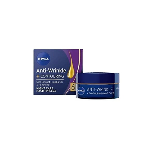 NIVEA Crème de nuit contouring anti-Wrinkle 65+, 50 ml