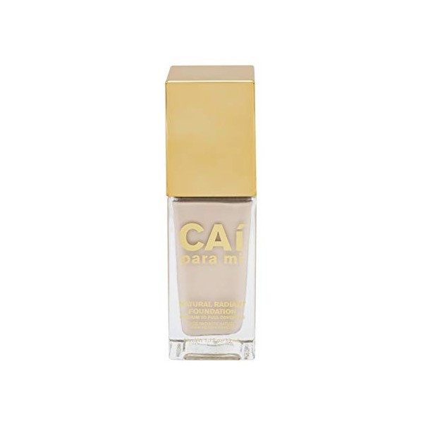 Cai Para Mi Natural Radiant Foundation, Medium To Full Coverage, Long Lasting, Evens Skin Complexion, Cruelty Free, Shade Bro