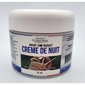 Laboratoire Floralpina - Bave descargot crème de nuit - protéger la peau durant la nuit - hydrate, nourrit et protège votre 