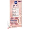 NIVEA Cellular Elasticité + Contour 2 phases Ampoules Cure 7 x 1,2 ml , Traitement du visage avec Hyaluron et Elastin Booste