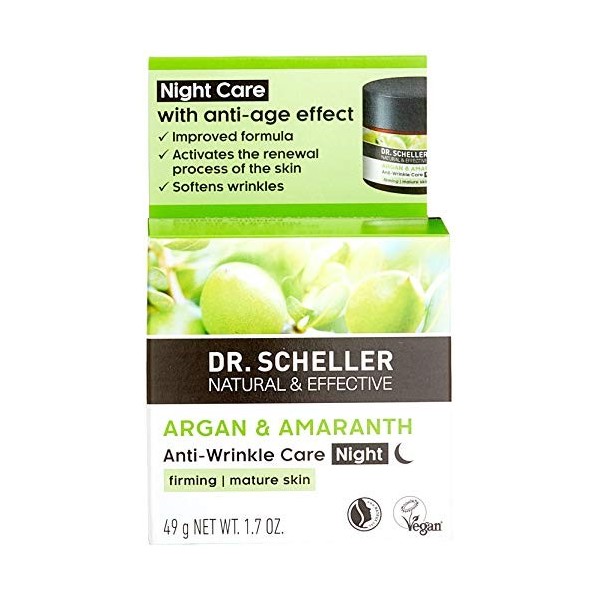 Dr. Scheller Huile dargan & amarante Anti rides Soin de nuit 50 ml