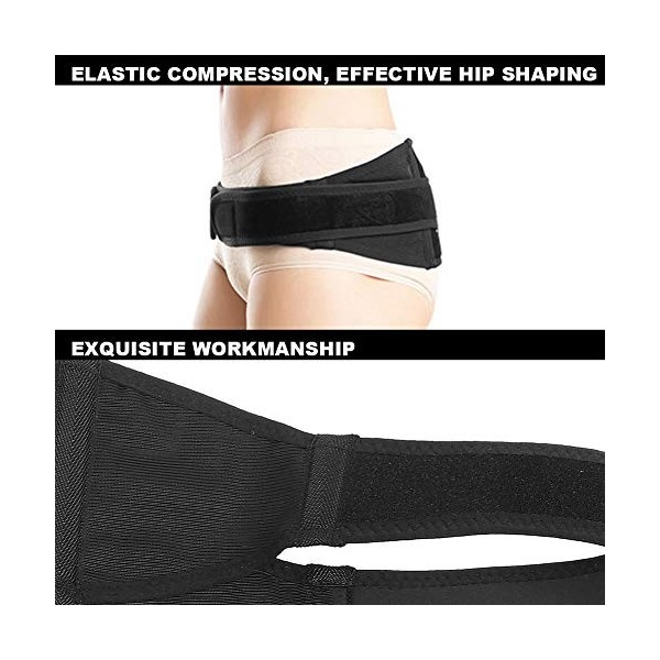 Ceinture de correction pelvienne, femmes respirantes Ceinture de correction de soutien pelvien pour la récupération de la han