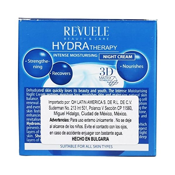 REVUELE Hydra Therapy Intense Moisturising Night Cream