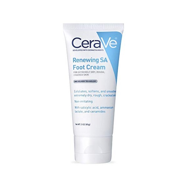 CeraVe Renewing System, SA Renewing Foot Cream, 3 Ounce by CeraVe