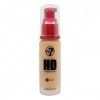 W7 | Foundation | HD Foundation - Fresh Beige | Light to Medium Coverage, Lightweight and Long Lasting