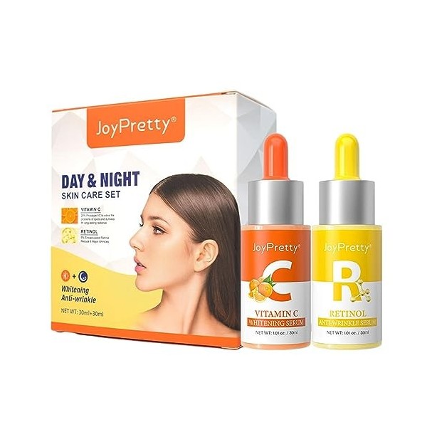 vitamine C - Essence éclaircissante pour la peau - Hydratant pour le visage à lvitamine C et fluides réparateurs Restez tard