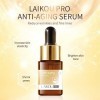 LAIKOU Sérum anti-âge pour le visage - Essence anti-âge - Réduit les ridules - Traitement des rides - Soin du visage