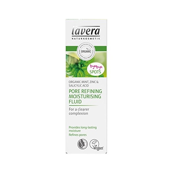 Lavera Organic Mint Pore Refining Moisturising Fluid 50ml