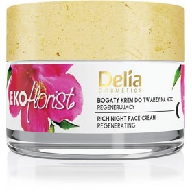 Delia Cosmetics - EKOflorist - Crème de nuit réparatrice - Formule riche - Cosmétique naturel végétalien avec beurre de karit