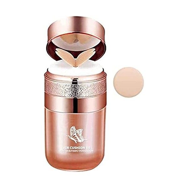 Butterfly Cushion BB Cream, Air Cushion CC Cream BB Cream, Moisturizing Concealer, Air Cushion BB Cream,Bright Makeup Base Lo