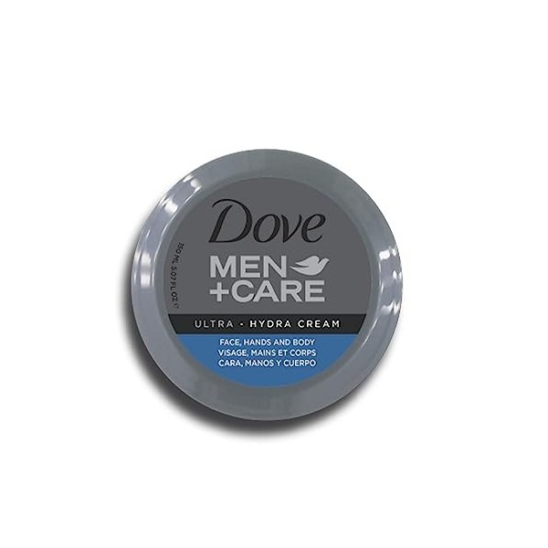 Dove Men+Care Crème ultra hydratante pour le visage, les mains, le corps Convient à tous les types de peau, 150 ml