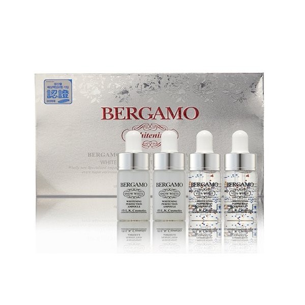 Bergamo White Ampoule 4set,gift Set,all Skin Type,snow White, Vita-white