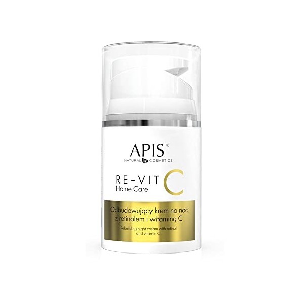 APIS RE-VIT C MAISON SOINS RECONSTRUCTANT LA CRÈME DE NUIT AVEC RÉTINOL ET VITAMINE C 50 ML