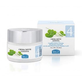 Helan, Linea Viso 4 - Creme Hydratante Visage de Nuit, Apaisante et Nourrissante pour Peaux Délicates, Creme Visage pour Soin