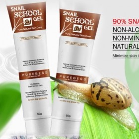 Purebess Snail School Gel Cream 50g 1 PCS Extract 90% Anti-aging Face Skin Care Secretion Filtrate Moist