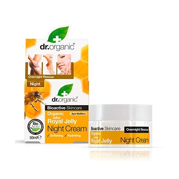 Dr. Organic Crème de Nuit à la Gelée Royale Bio 50 ml