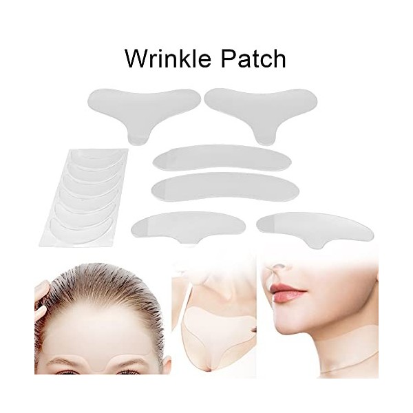 Patch de Lissage des Rides Réutilisable pour le Lifting de la Peau, Patchs de Rides Transparents pour le Visage, Patch Anti-r