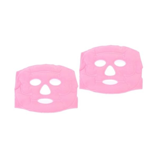 minkissy Lot de 2 blocs de glace réutilisables pour femme - Aimant de refroidissement chaud et froid - Pierre spa - En PVC