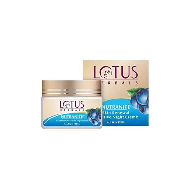 Lotuss Herbal Nutranite Skin Renewal Nutritive Night Cream, 50g