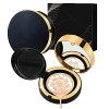 Air Cushion BB Cream Waterproof Foundation, Water Bead Tricolor Latte Concealer Cushion,Long-Lasting Moisturizing Air Cushion