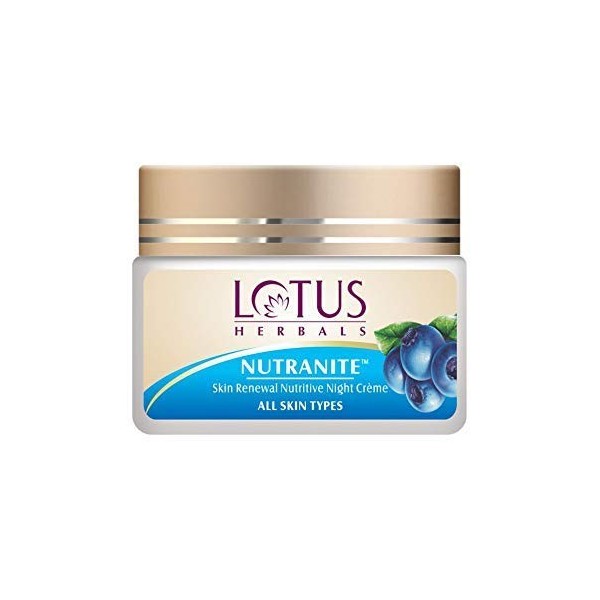 Lotuss Herbal Nutranite Skin Renewal Nutritive Night Cream, 50g