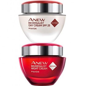 Anew Reversalist Day Crème perfectrice SPF 25 50 ml et crème revitalisante de nuit 50 ml avec protinol 50 ml