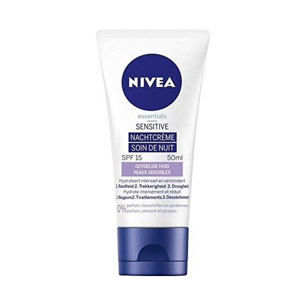 NIVEA Essentials Sensitive Crème de nuit 50 g