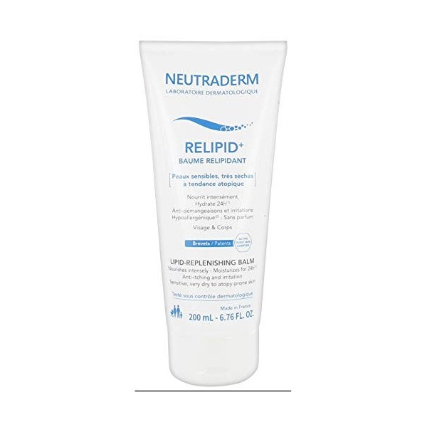 Baume Relipidant Relipid+ Peaux Sensibles 200ml Neutraderm