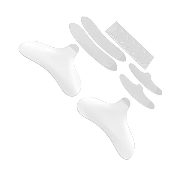 Patchs anti-rides, patchs anti-rides pour le visage Silicone facile à nettoyer pour le cou pour les yeux pour le front pour l