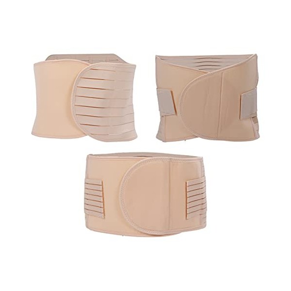 Bande de soutien du ventre post-partum 3 en 1, ceinture de ceinture/bassin post-partum Ceinture de récupération de soutien du
