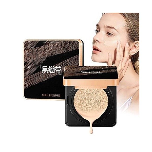 Gold Concealing Beauty Air Cushion Cream, Air Cushion BB Cream Waterproof Foundation, Long-lasting Moisturizing Concealer Cus