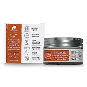 dr.organic argan night cream crema notte viso per tutti i tipi di pelle 50 ml