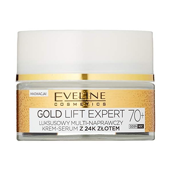 Eveline Cosmetics Gold Lift Expert CREME TAG&NACHT 70+ Or 24 carats 50 ml