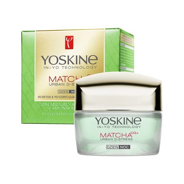 Yoskine Matcha Urban D-Stress Day and Night Cream
