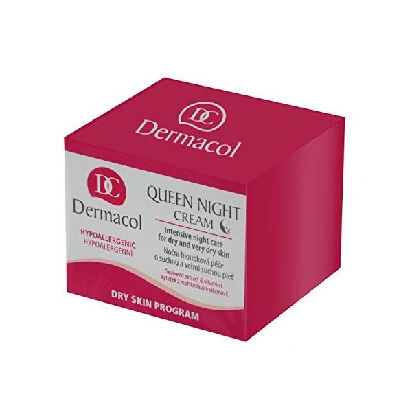 QUEEN NIGHT CREAM Nuit soin profond pour sèche et très sèche peau 50 ml fabriqué en République Tchèque