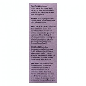 Crème visage nuit éclaircissante anti-taches tous types de peaux