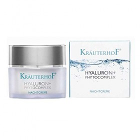 Kräuterhof® Hyaluron Phytokomplex Crème de nuit visage anti-âge 50 ml