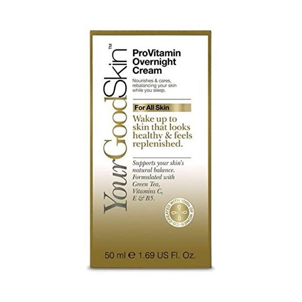 YourGoodSkin ProVitamin Overnight Cream, Soft Skin, Real Smoth